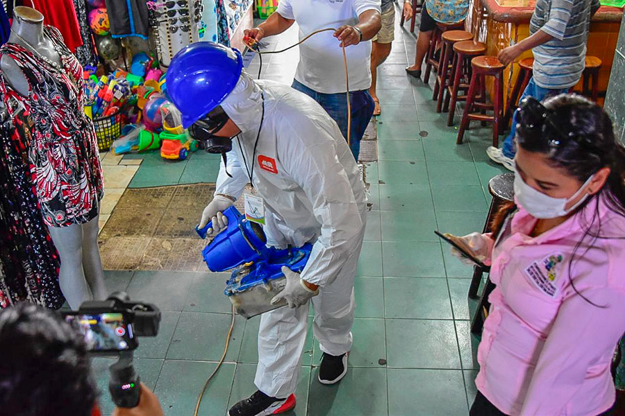 Sanitizacion zihuatanejo salud covid19